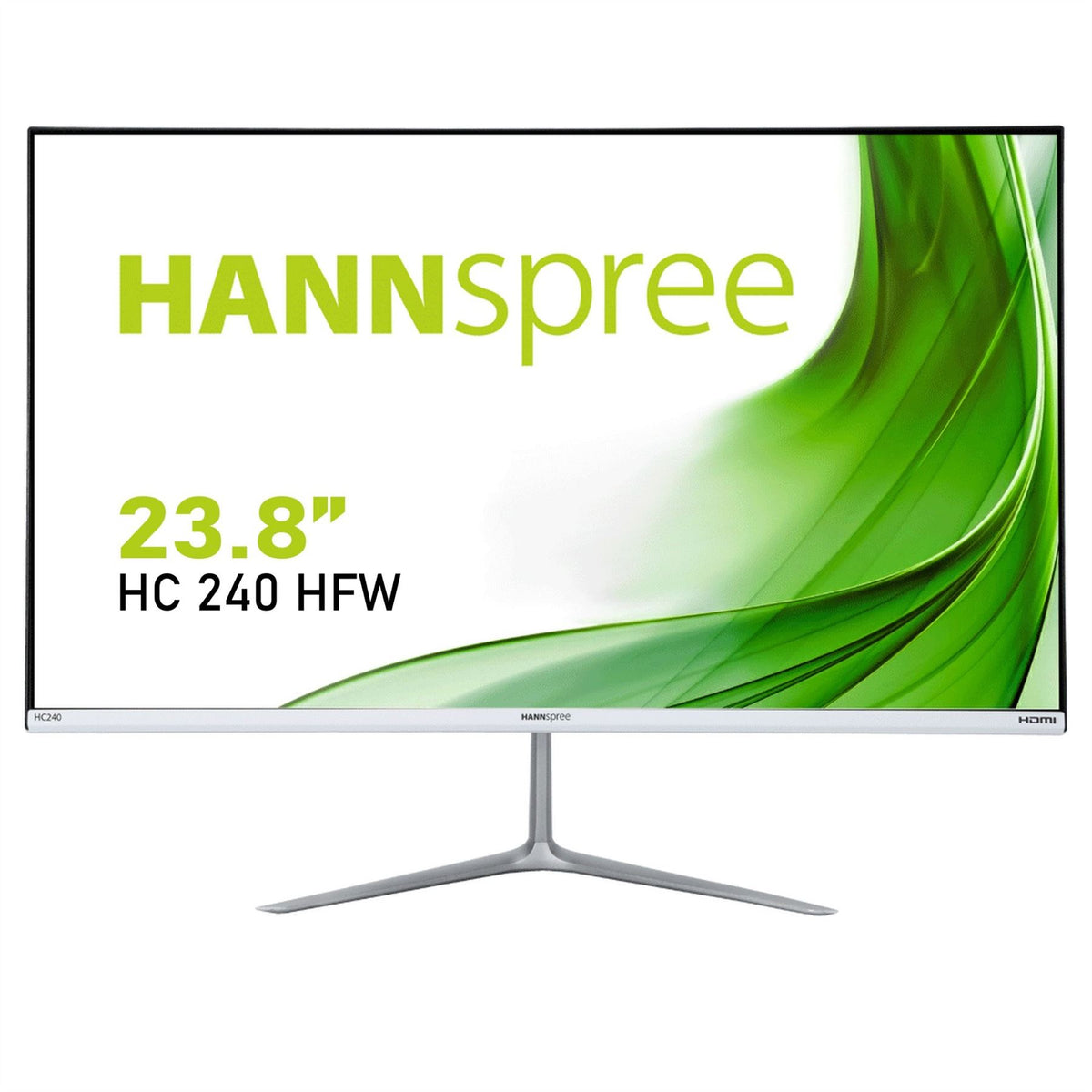 Hannspree HC240HFW Computer Monitor 60.5 cm (23.8") 1920 x 1080 pixels Full HD LED Silver, White