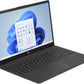 HP 15-FC0018NA Laptop - 39.6 cm (15.6") - AMD Ryzen™ 3 7320U - 4 GB LPDDR5-SDRAM - 128 GB SSD - Wi-Fi 6 - Windows 11 Home in S mode - Black