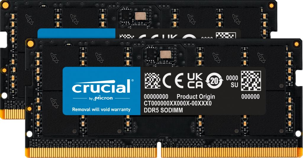 Crucial CT2K32G48C40S5 memory module 64 GB 2 x 32 GB DDR5