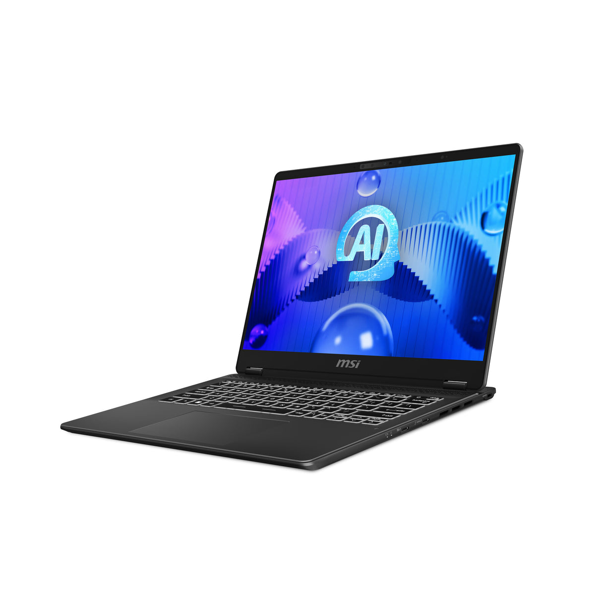 MSI Prestige 14 AI Studio Laptop - 35.6 cm (14&quot;) - Intel Core Ultra 7 155H - 32 GB DDR5-SDRAM - 1 TB SSD - NVIDIA GeForce RTX 4050 - Wi-Fi 7 - Windows 11 Pro - Grey