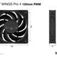 be quiet! SILENT WINGS PRO 4 - PWM Computer Case Fan in Black - 120mm
