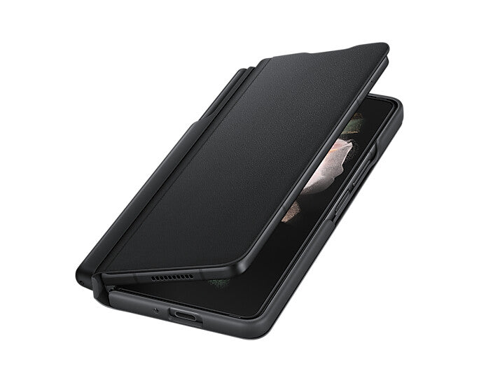 Samsung Flip Cover for Galaxy Z Fold3 in Black (S Pen Fold Edition)