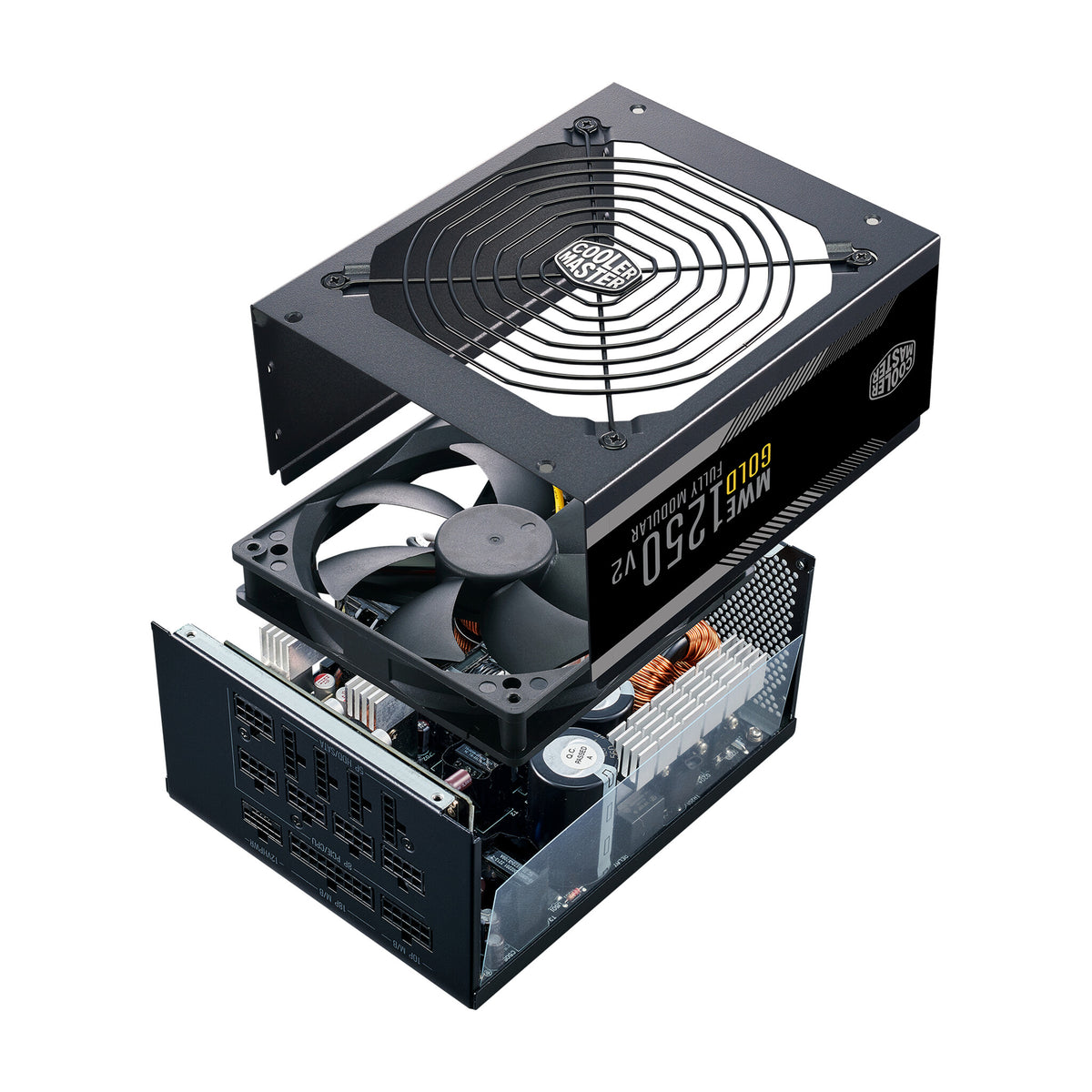 Cooler Master MWE - 1250W 80+ Gold Fully Modular Power Supply Unit in Black