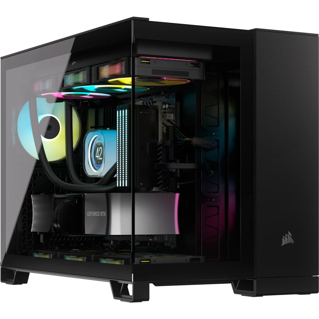 Corsair iCUE LINK 2500X RGB - Micro ATX Mid Tower Case in Black