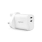 Epico 45W Dual Charger - 2 x USB Type-C Fast Charging UK Plug