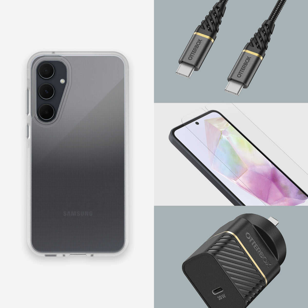 OtterBox React Series for Galaxy A35 (5G) in Clear