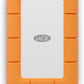 LaCie Rugged Mini - USB-C External HDD in Grey / Orange - 4 TB
