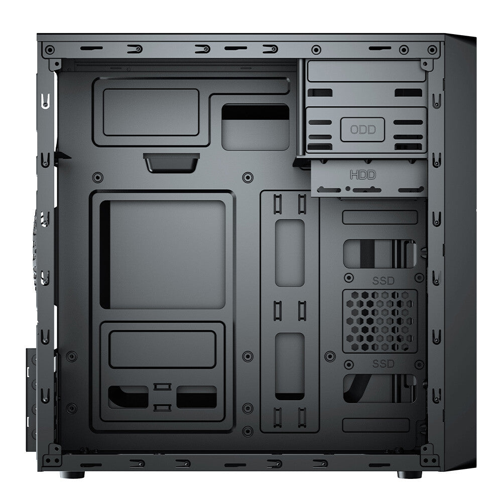 VIDA Business - MicroATX Mid Tower Case in Black