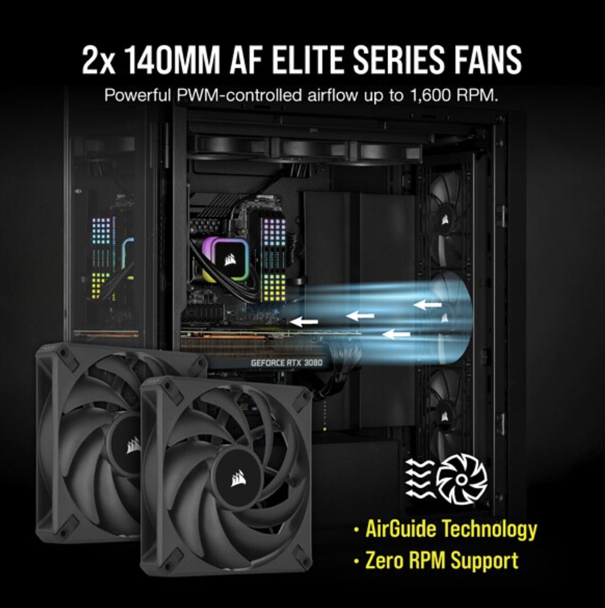 Corsair H115I - Processor Air Cooler in Black - 280mm