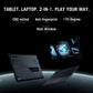 ASUS ROG Flow Z13 Hybrid (2-in-1) Laptop - 34 cm (13.4") - Touchscreen - Intel® Core™ i9-13900H - 16 GB LPDDR5-SDRAM - 1 TB SSD - NVIDIA GeForce RTX 4050 - Wi-Fi 6E - Windows 11 Home - Black