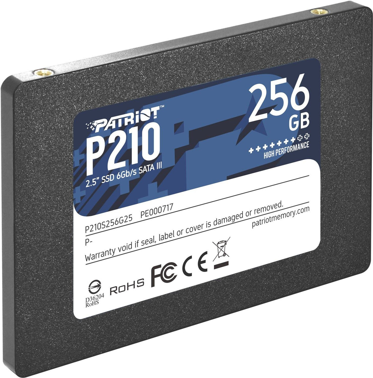 Patriot Memory P210 2.5&quot; 256 GB Serial ATA III
