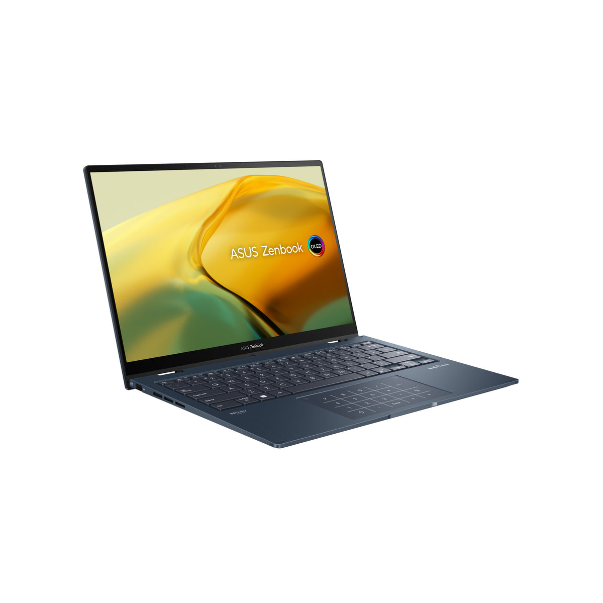 ASUS Zenbook 14 Flip OLED Hybrid (2-in-1) - 35.6 cm (14") - Touchscreen - Intel® Core™ i7-1360P - 16 GB LPDDR5-SDRAM - 1 TB SSD - Wi-Fi 6E - Windows 11 Home - Blue