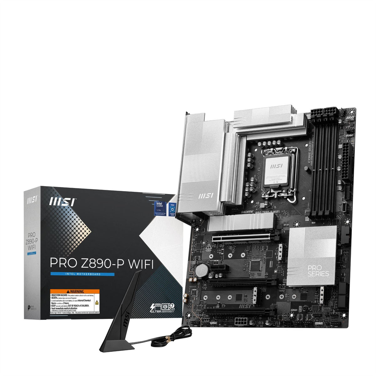 MSI PRO Z890-P WIFI ATX motherboard - Intel Z890 LGA 1851