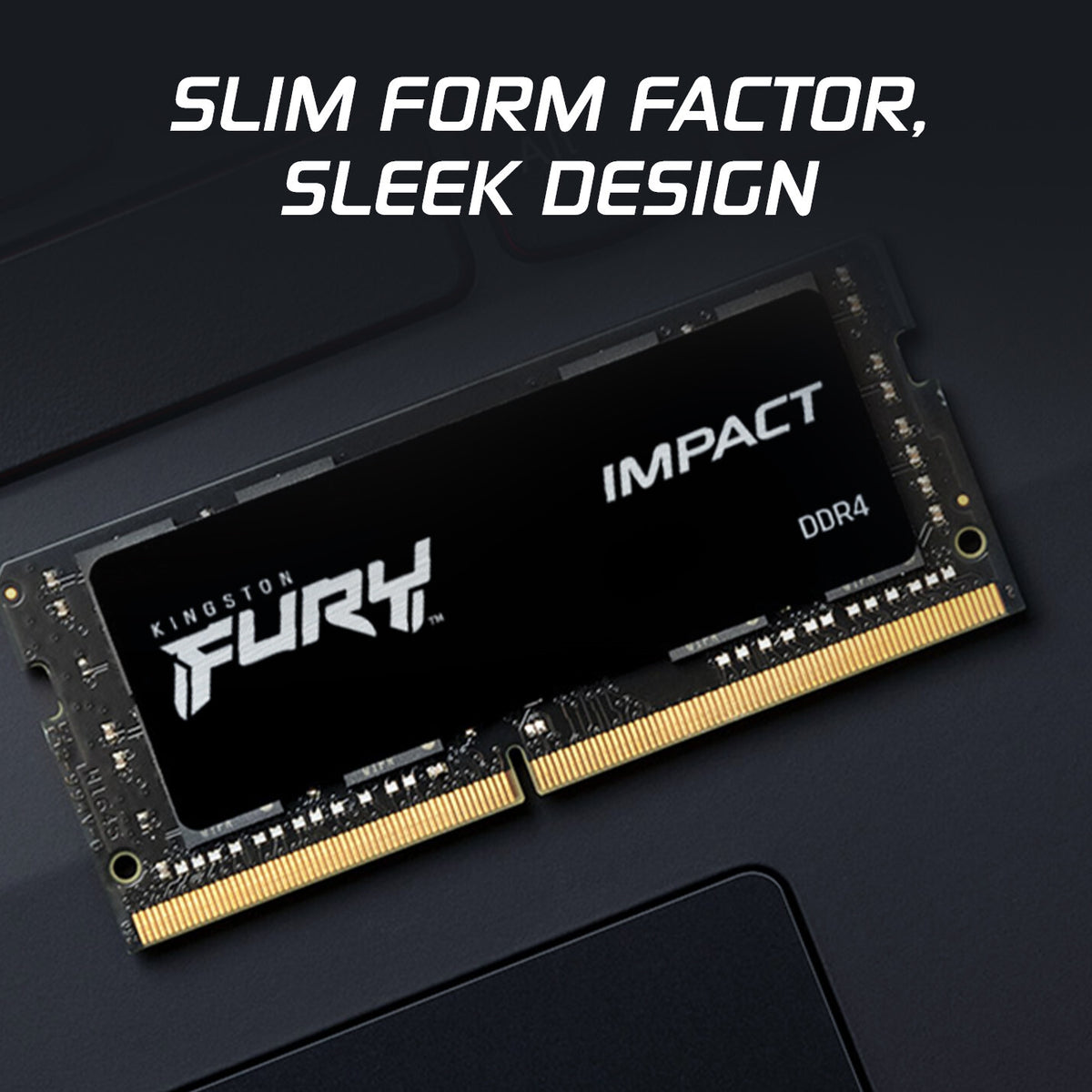 Kingston Technology FURY Impact - 32 GB 2 x 16 GB 3200MT/s DDR4 SO-DIMM memory module