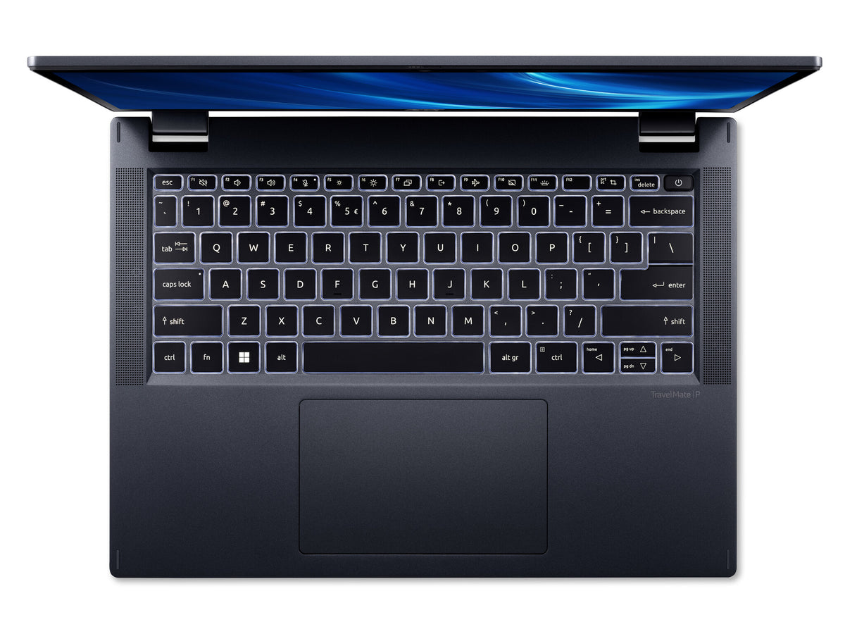 Acer TravelMate Spin P4 Hybrid (2-in-1) - 35.6 cm (14") - Touchscreen - Intel® Core™ i5-1240P - 8 GB DDR4-SDRAM - 512 GB SSD - Wi-Fi 6E - Windows 11 Pro - Blue