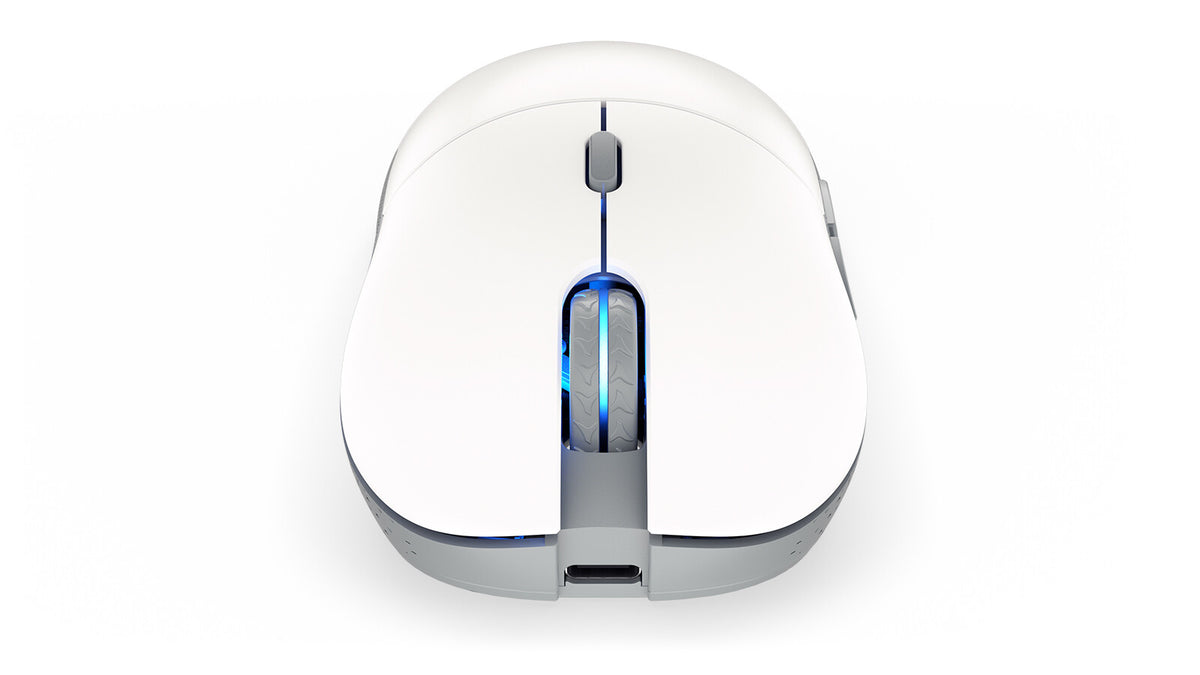 ENDORFY GEM Plus - USB Type-C Wired + RF Wireless Optical Mouse in White - 26,000 DPI