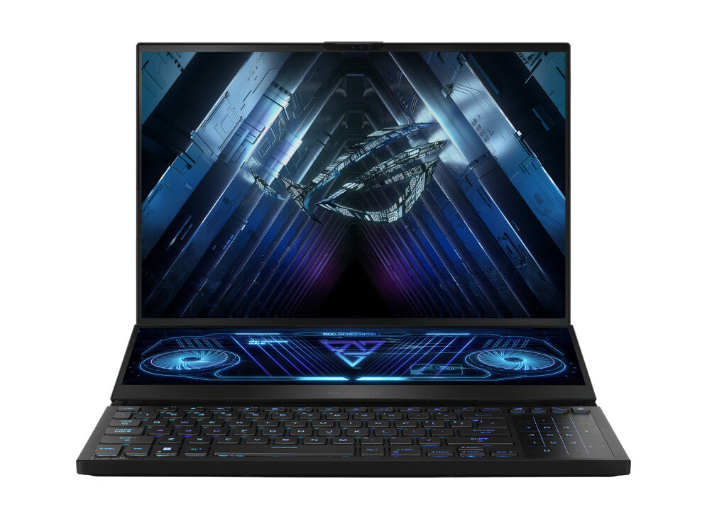 ASUS ROG Zephyrus Duo 16 GX650PY-NM010W laptop 40.6 cm (16&quot;) WQXGA AMD Ryzen™ 9 7945HX 32 GB DDR5-SDRAM 2 TB SSD NVIDIA GeForce RTX 4090 Wi-Fi 6E (802.11ax) Windows 11 Home Black