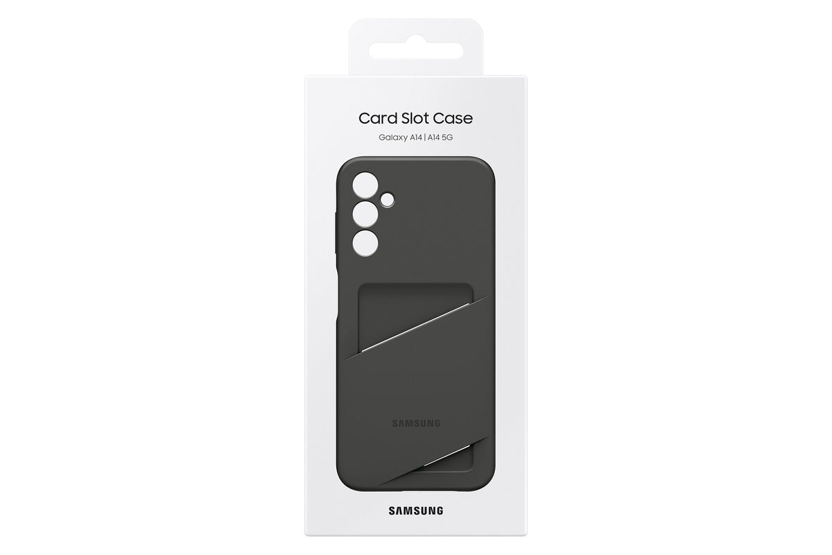 Samsung mobile phone card case for Galaxy A14 / A14 (5G) in Black