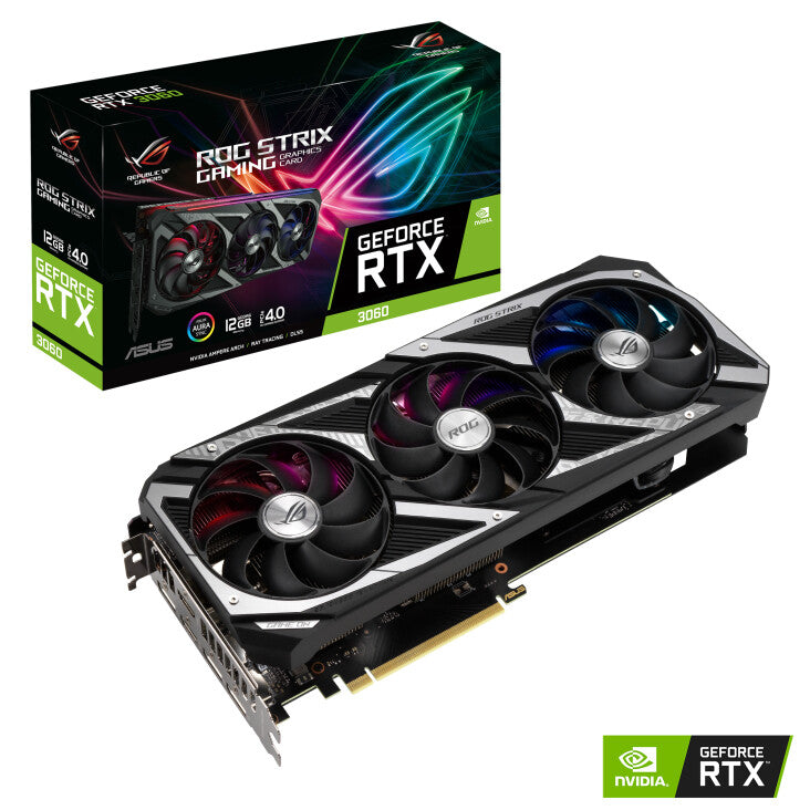 ASUS ROG STRIX V2 GAMING - NVIDIA 12 GB GDDR6 GeForce RTX 3060 graphics card
