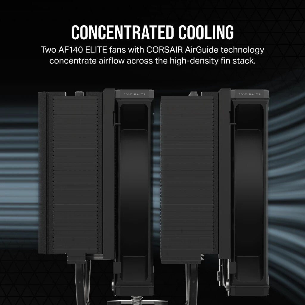 Corsair AF ELITE A115 - Air Processor Cooler in Black - 140mm