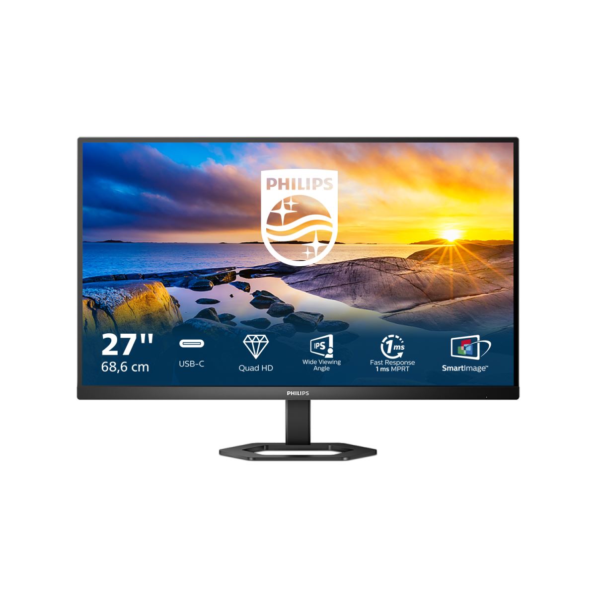 Philips 5000 series 27E1N5600AE/00 Computer Monitor 68.6 cm (27") 2560 x 1440 pixels Quad HD LCD Black