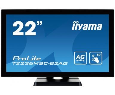 iiyama ProLite T2236MSC 54.6 cm (21.5") 1920 x 1080 pixels Full HD LED Touchscreen Black Monitor