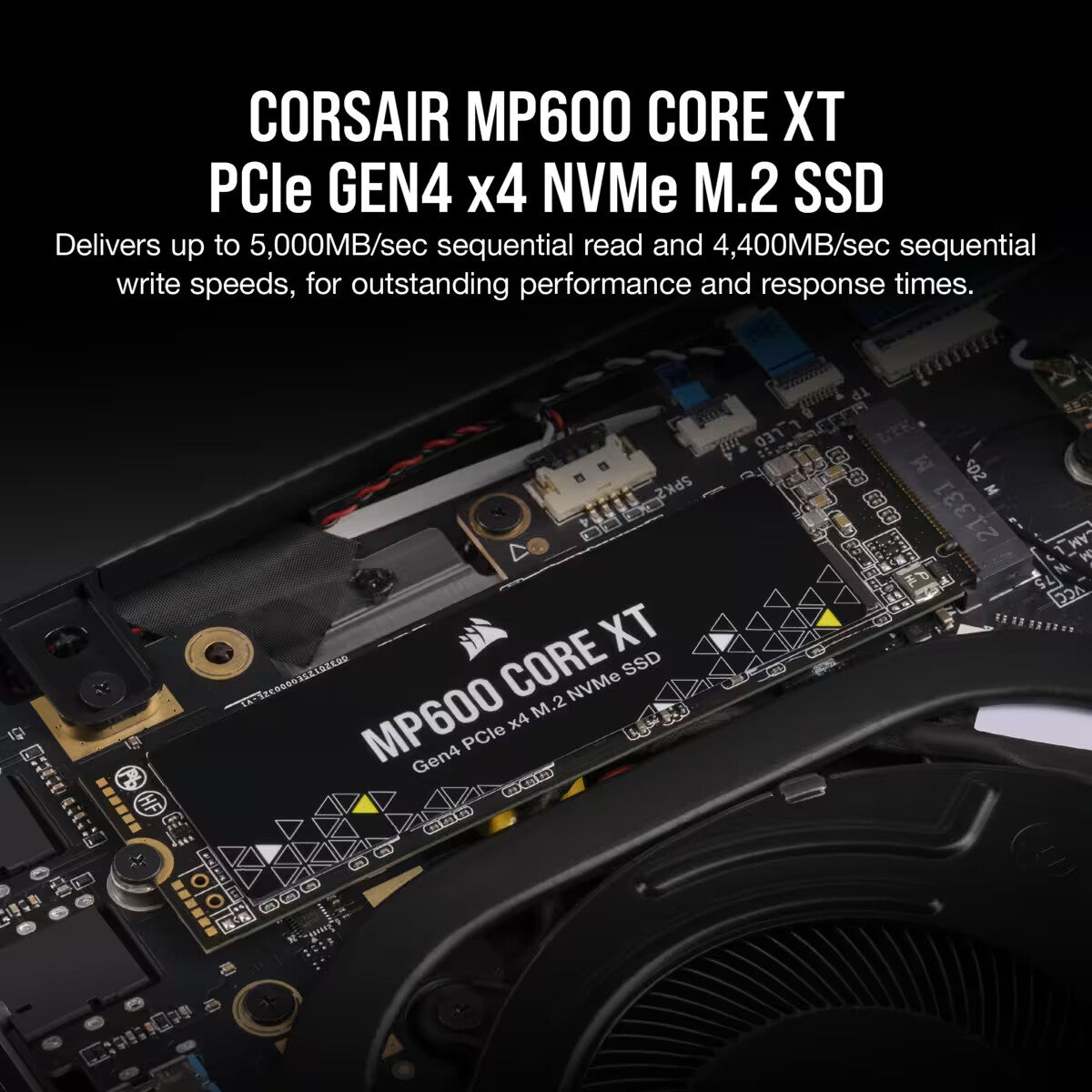 Corsair MP600 CORE XT - PCI Express 4.0 QLC 3D NAND NVMe M.2 SSD - 4 TB