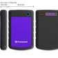 Transcend StoreJet 25H3 - 2.5" External hard drive in Purple - 2TB