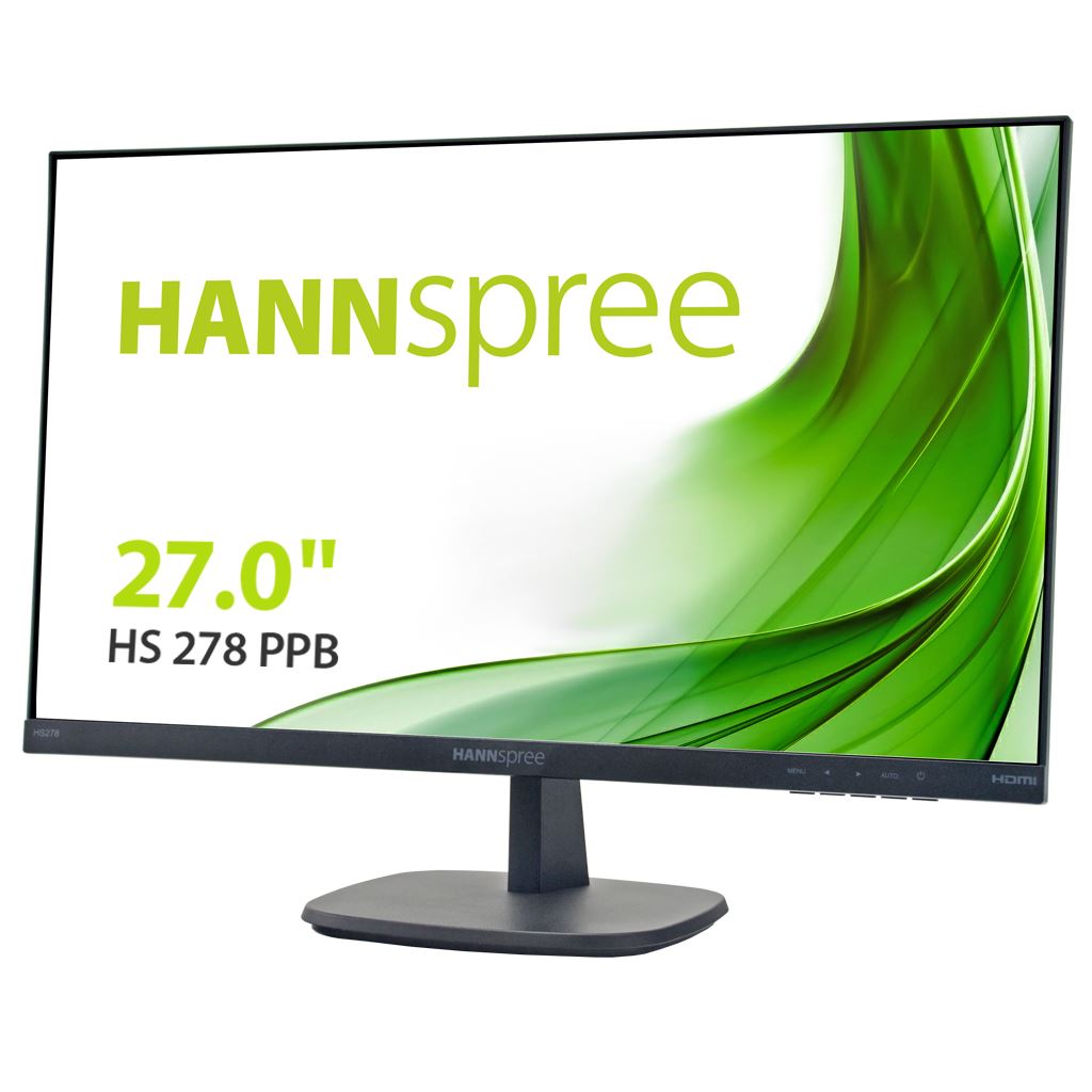 Hannspree HS278PPB LED display 68.6 cm (27") 1920 x 1080 pixels Full HD Black, Grey Monitor