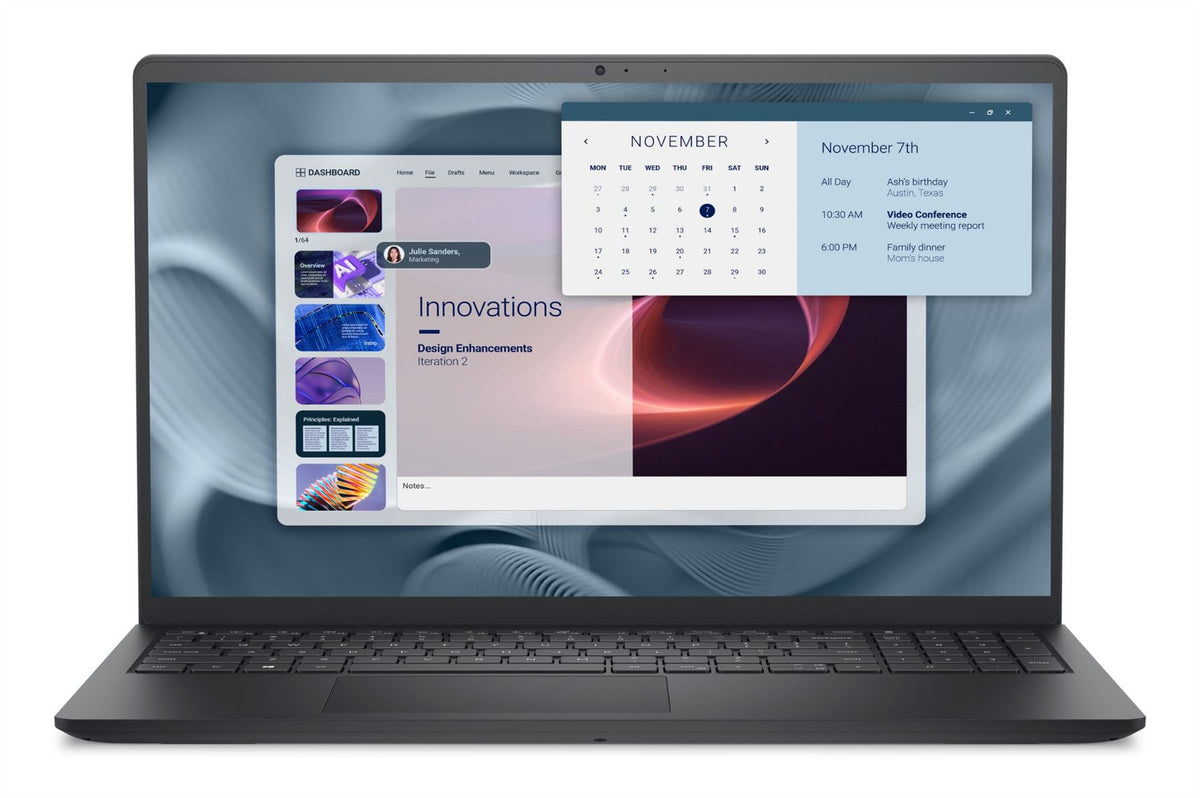 DELL Pro 15 Essential PV15250 Intel� Core™ i5 i5-1334U Laptop 39.6 cm (15.6") Full HD 8 GB DDR5-SDRAM 512 GB SSD Wi-Fi 6 (802.11ax) Windows 11 Pro UK English Black