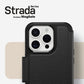 OtterBox Strada Series Folio with MagSafe for iPhone 15 Pro in Shadow (Black)