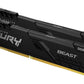 Kingston Technology FURY Beast Black - 16 GB 2 x 8 GB 2666MT/s DDR4 memory module