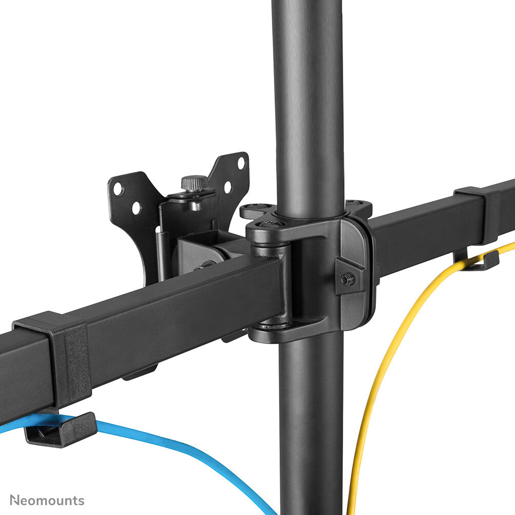 Neomounts FPMA-D550DD3BLACK - Desk monitor desk stand for 33 cm (13") to 68.6 cm (27")