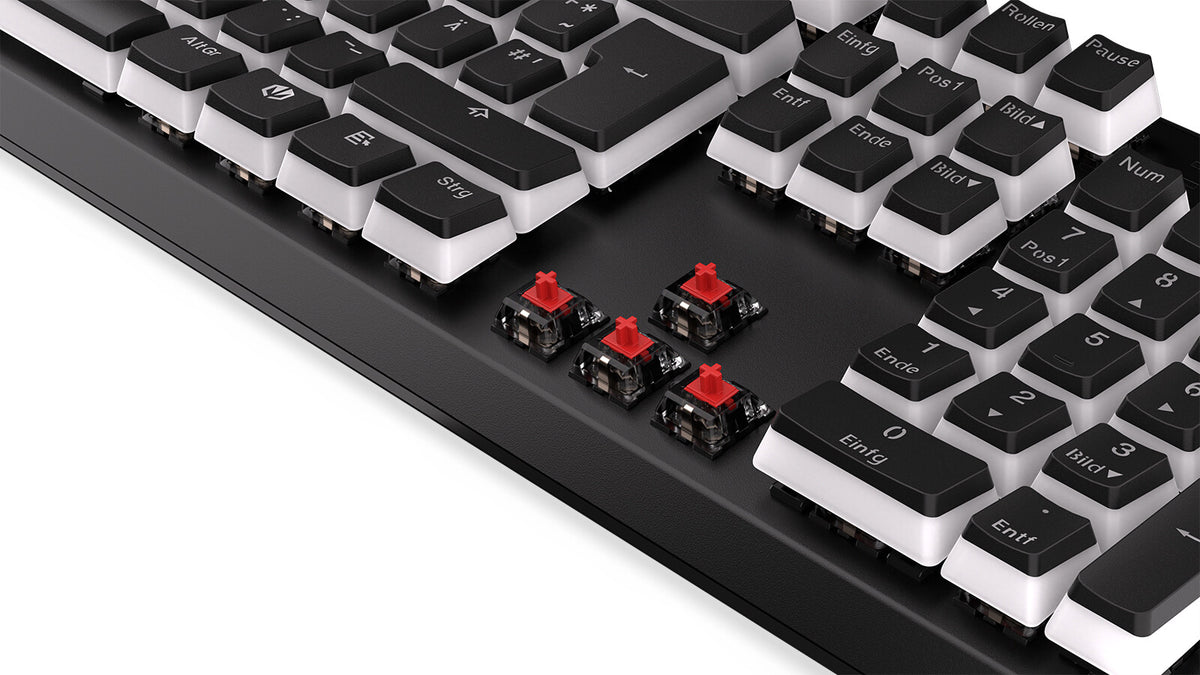 ENDORFY Thock - USB Wired RGB Mechanical Keyboard in Black (QWERTZ German)