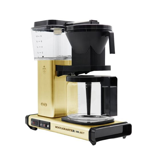 Moccamaster KBG Select - 1.25 Litre Fully-auto Drip coffee maker in Brushed Brass