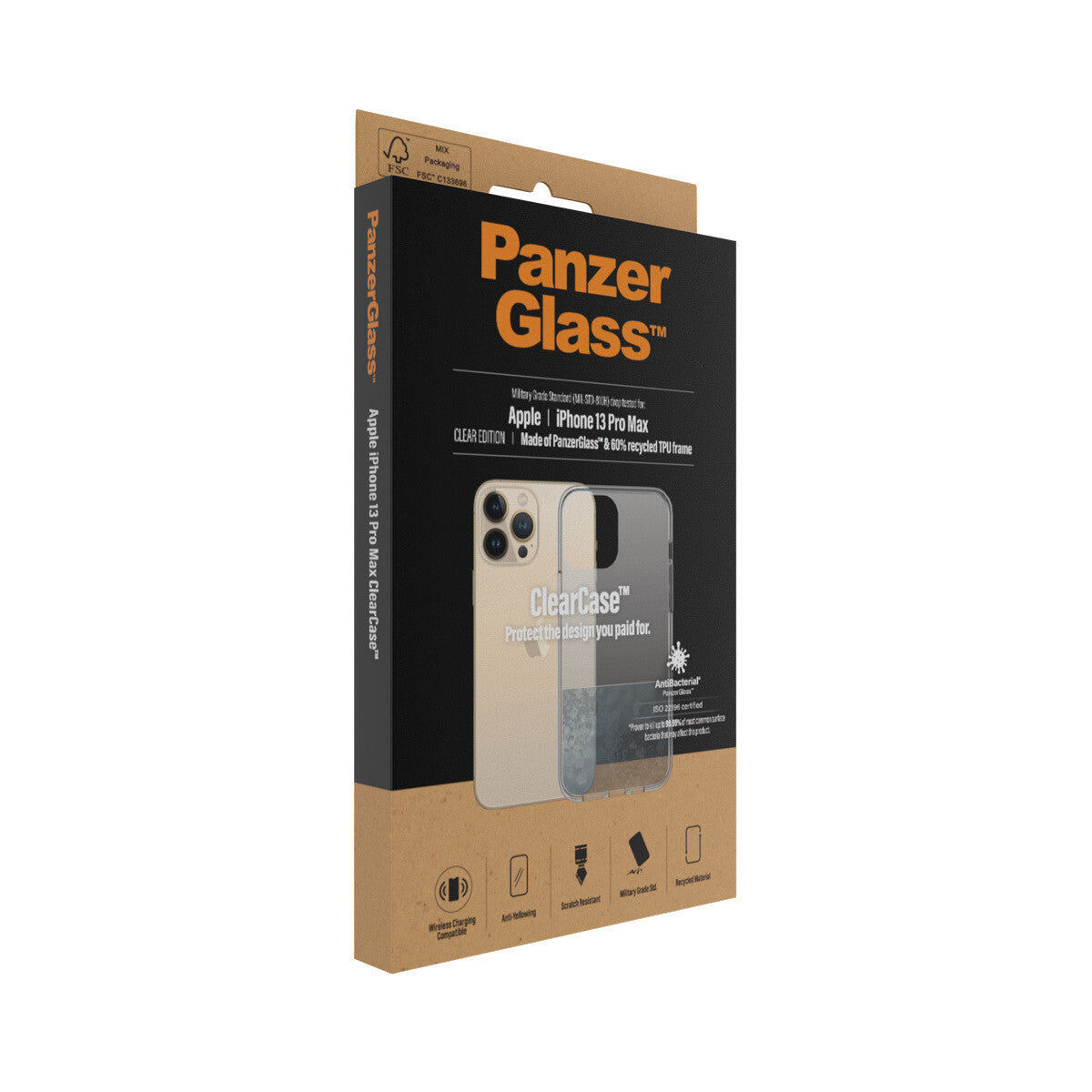 PanzerGlass ® ClearCase for iPhone 13 Pro Max in Transparent