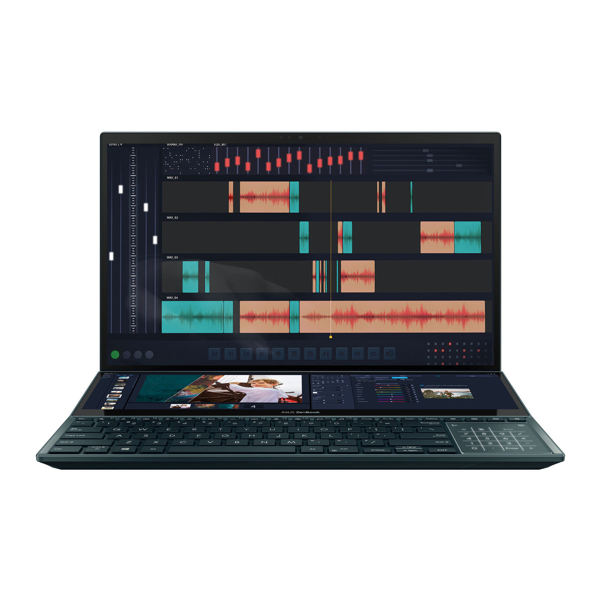 ASUS Zenbook Pro Duo 15 OLED Laptop - 39.6 cm (15.6") - Touchscreen - Intel® Core™ i9-11900H - 32 GB DDR4-SDRAM - 1 TB SSD - NVIDIA GeForce RTX 3060 - Wi-Fi 6 - Windows 11 Home - Blue