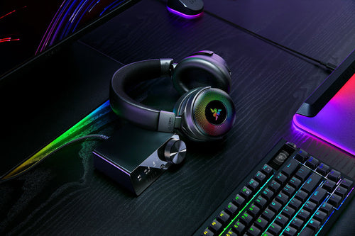 Razer Kraken V4 Pro - USB Type-A Wired & Wireless Bluetooth Gaming Headset in Black