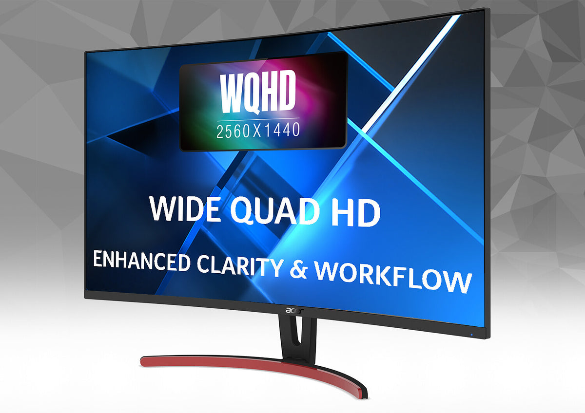 Acer ED3 ED323QURA - 80 cm (31.5&quot;) - 2560 x 1440 pixels QHD Curved Monitor