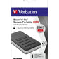 Verbatim Store 'n' Go Portable SSD with Keypad Access in Black / Silver - 256 GB