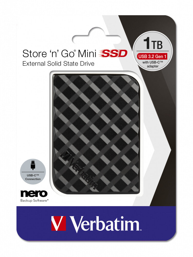 Verbatim Store 'n' Go USB 3.2 Gen 1 Mini SSD - 1 TB