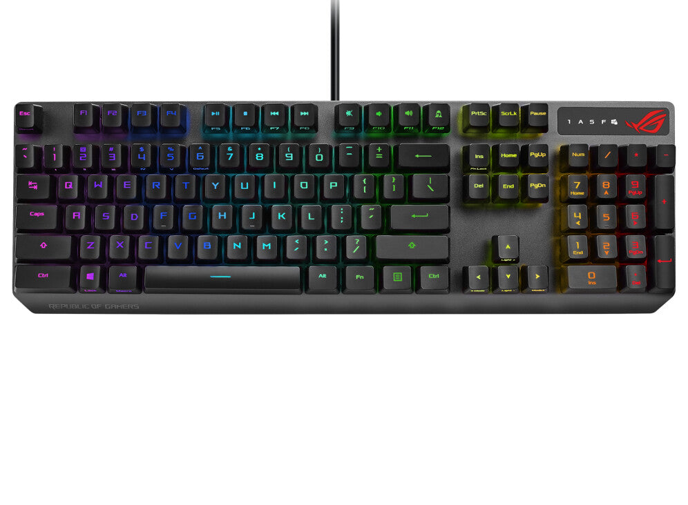 ASUS ROG Strix SCOPE RX - USB Wired RGB Mechanical Keyboard in Black (QWERTY UK)