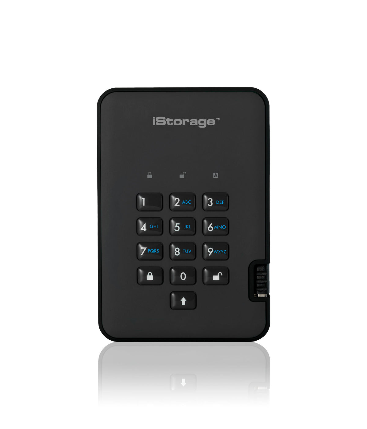 iStorage diskAshur2 - Secure Encrypted External hard drive in Black - 3 TB