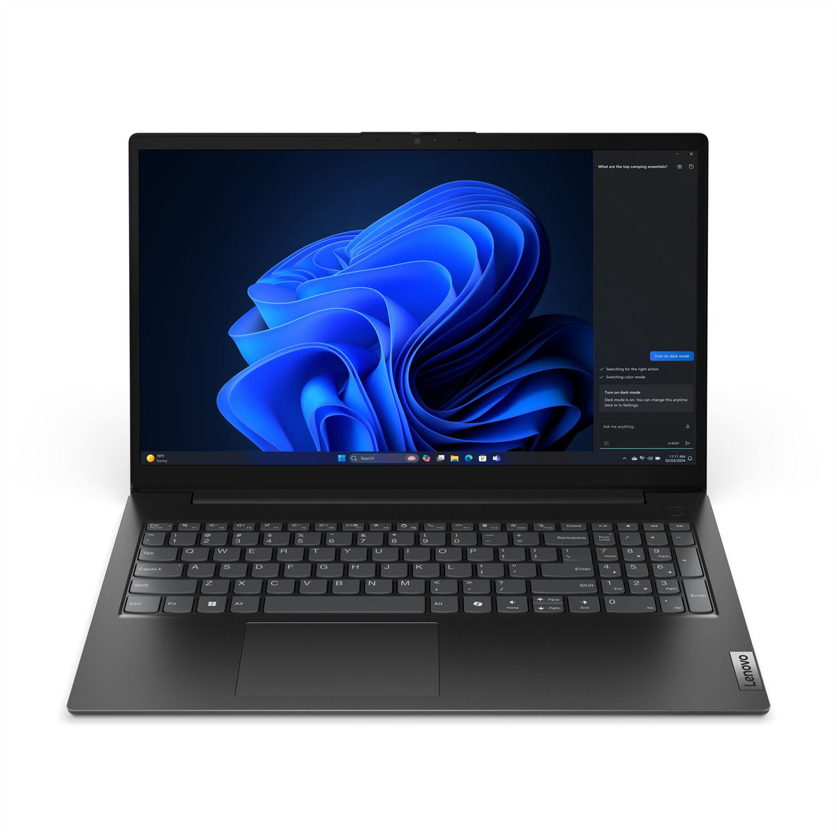 Lenovo V15 G5 IRL Intel® Core™ i5 i5-13420H Laptop 39.6 cm (15.6") Full HD 8 GB DDR5-SDRAM 512 GB SSD Wi-Fi 6 (802.11ax) Windows 11 Pro English Black