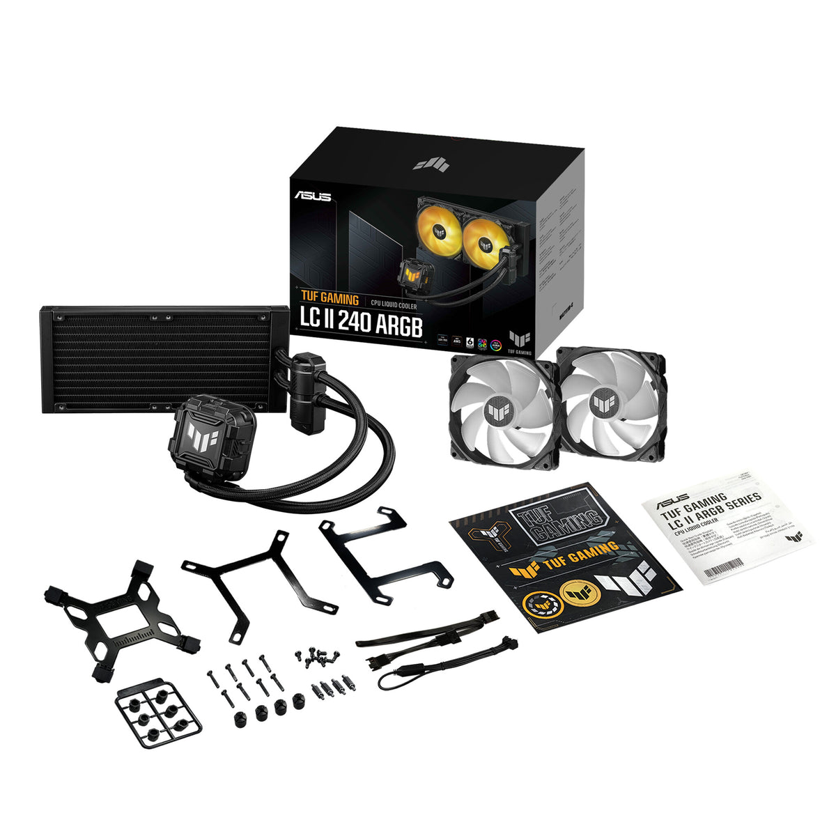 ASUS TUF GAMING LC II 240 ARGB - Liquid Processor Cooling Kit in Black - 240mm