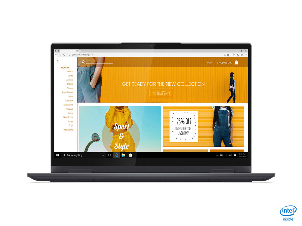 Lenovo Yoga 7 Hybrid (2-in-1) - 35.6 cm (14") - Touchscreen - Intel® Core™ i5-1135G7 - 8 GB DDR4-SDRAM - 256 GB SSD - Wi-Fi 6 - Windows 11 Home - Grey