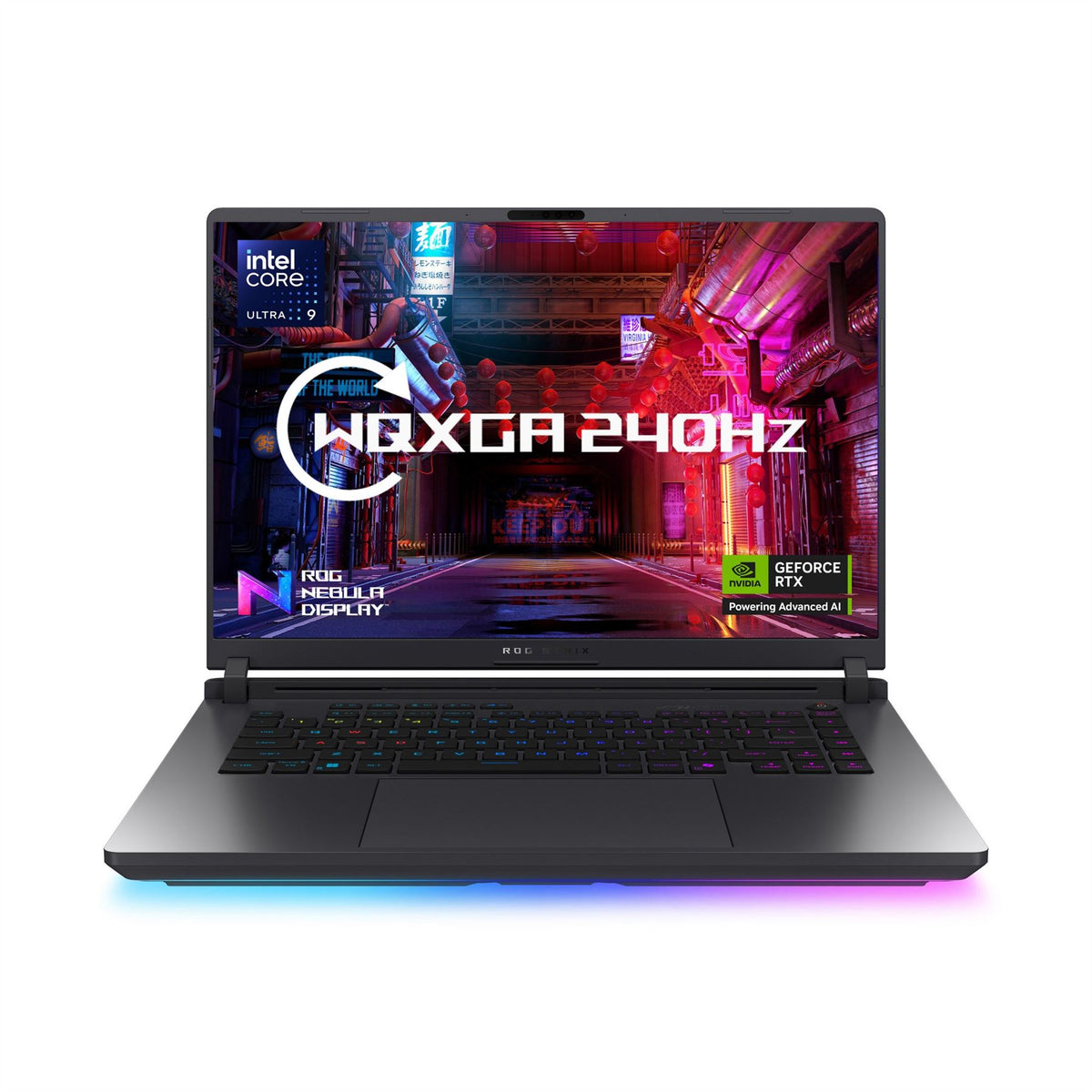 ASUS ROG Strix G16 G615LW-S5008W Intel Core Ultra 9 275HX Laptop 40.6 cm (16&quot;) WQXGA 32 GB DDR5-SDRAM 2 TB SSD NVIDIA GeForce RTX 5080 Wi-Fi 7 (802.11be) Windows 11 Home Black, Grey