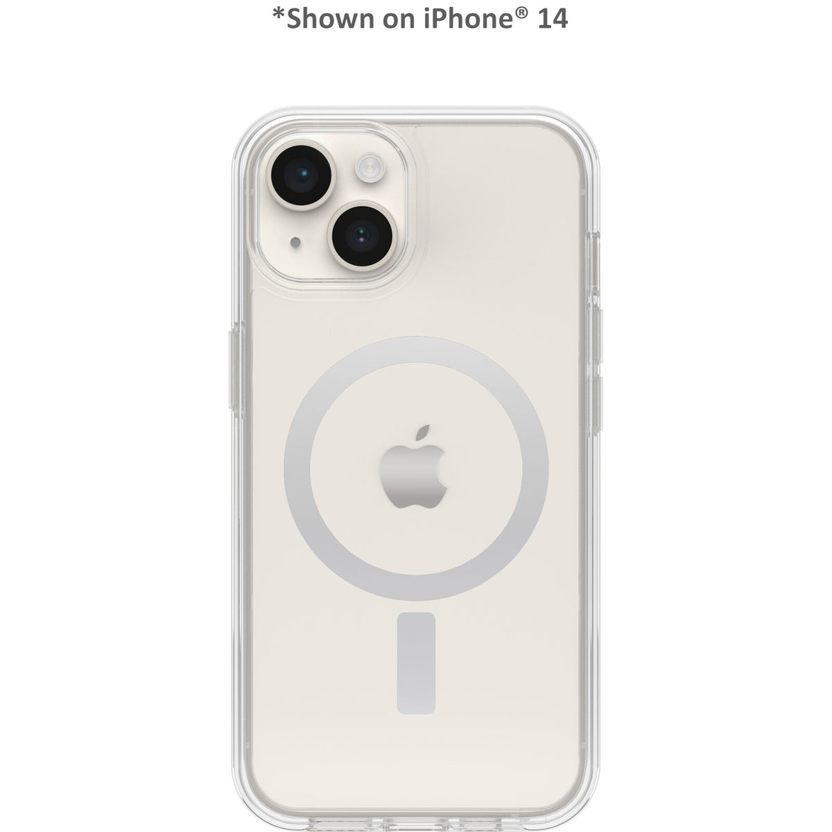OtterBox Symmetry Clear Series with MagSafe for iPhone 15 in Clear