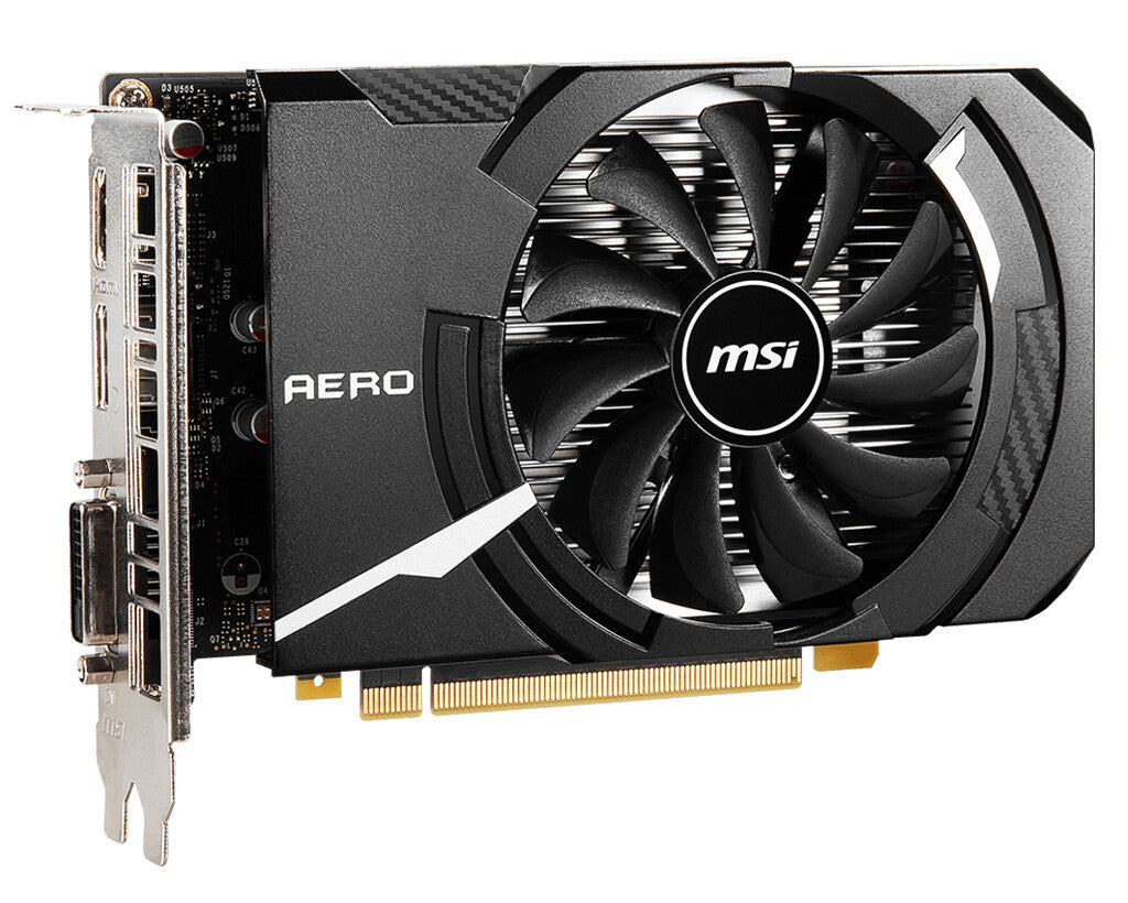 MSI AERO ITX D6 OC - NVIDIA 4 GB GDDR6 GeForce GTX 1650 graphics card