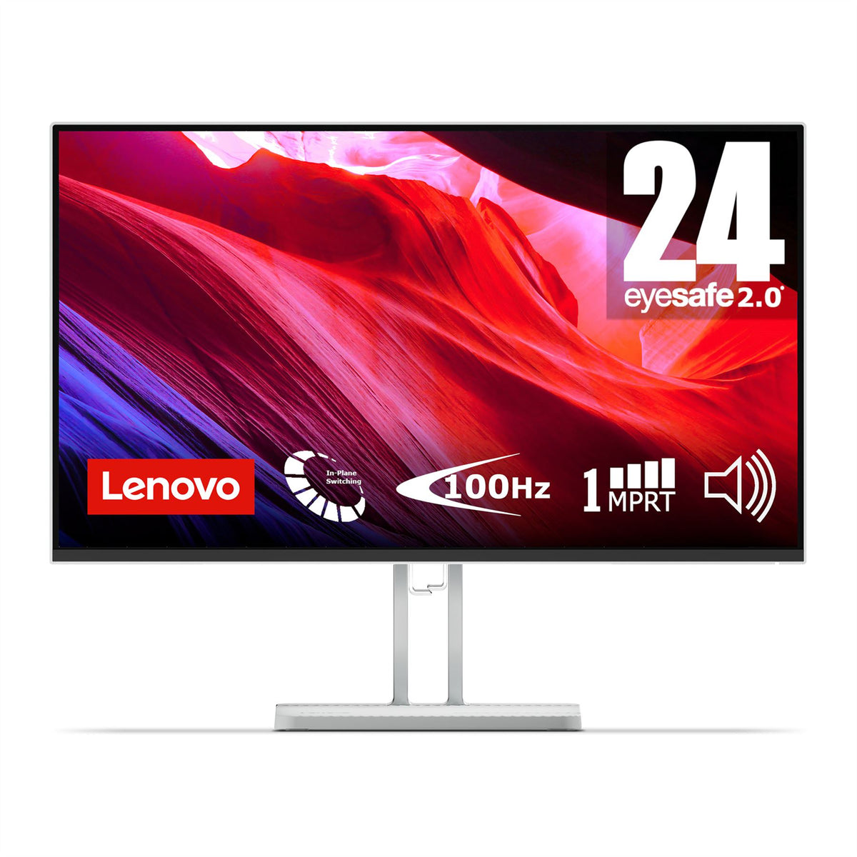 Lenovo L24i-4A LED display 60.5 cm (23.8&quot;) 1920 x 1080 pixels Full HD Grey